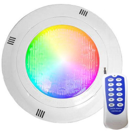 Svítidlo LED RGB vodotěsné 12V/45W /bazénové světlo/ M144A