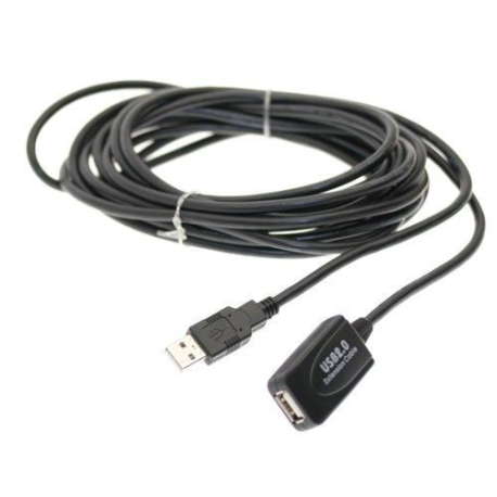 Kabel USB-A male / USB-A female 2.0, délka 5m, včetně repeateru N501C
