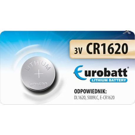 Baterie EUROBATT CR1620 3V lithiová R543C