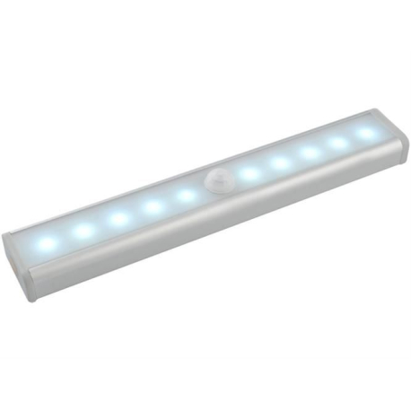 LED osvětlení s PIR čidlem, napájení 4xAAA /osvětlení do skříně/ T604