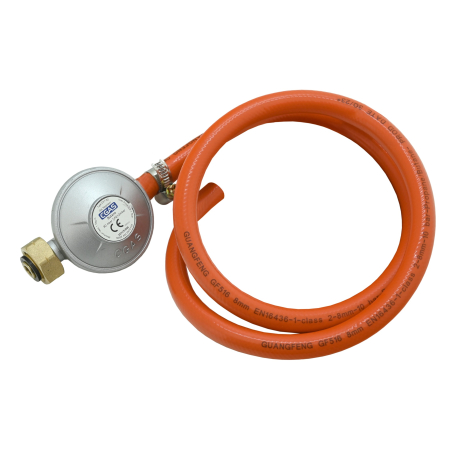 Plynový regulátor tlaku 30mbar EN16129 - sada 0,9m hadice CATTARA 13606