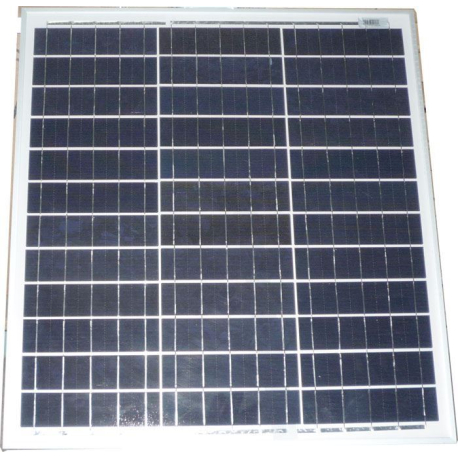Fotovoltaický solární panel 12V/40W polykrystalický 550x510x25mm G955B