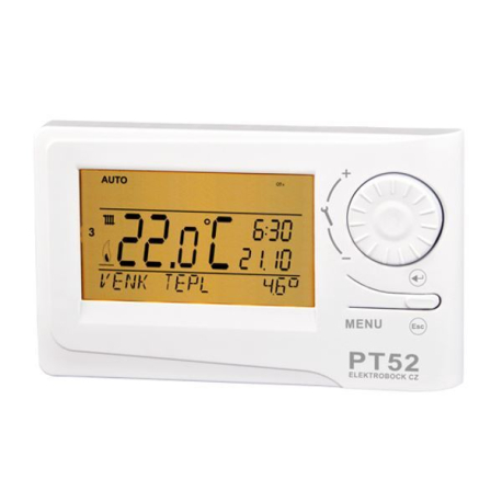 Inteligentní termostat PT52 s OpenTherm, Elektrobock T326D