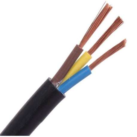 Kabel 3x2,5mm2 H05VV-F (CYSY3x2,5mm), černý N286C