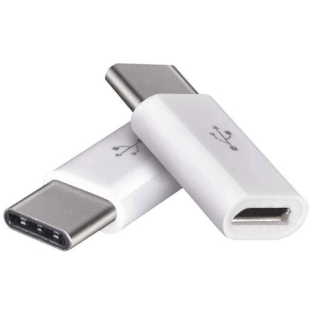 Redukce USB micro - USB C -bílá D342