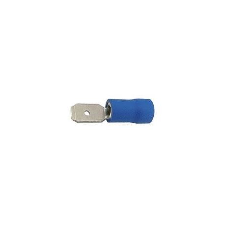 Faston-konektor 4,8mm modrý pro kabel 1,5-2,5mm2 L931
