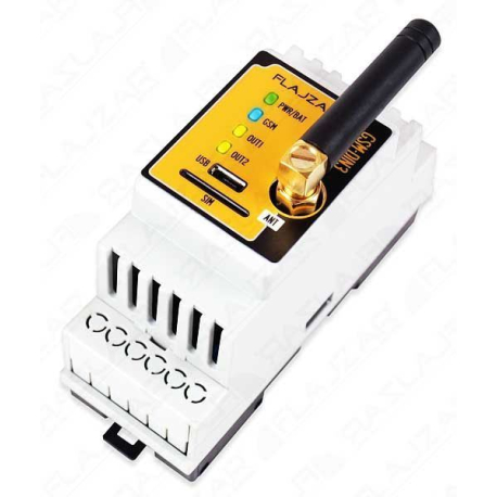 Dálkové ovládání GSM na DIN lištu GSM-DIN3 T339
