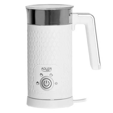 Napěňovač mléka bílý - napěnění a ohřev (latte a cappucino) V054A