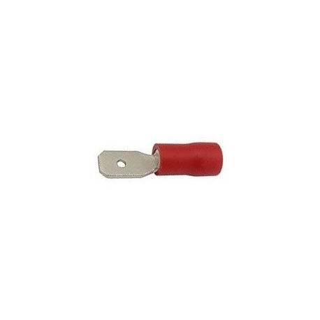 Faston-konektor 4,8mm červený pro kabel 0,5-1,5mm2 L930