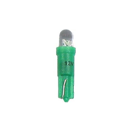 Žárovka LED T5 12V/0,25W zelená K553