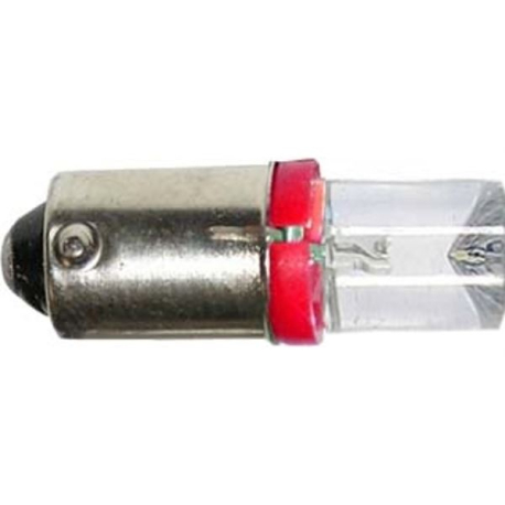 Žárovka LED Ba9S 12V/0,25W červená K564