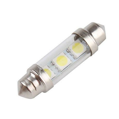Žárovka LED SV8,5-8 sufit 36mm 12V/1W bílá, 3xSMD5050 K683