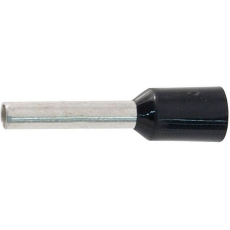 Dutinka pro kabel 1,5mm2 černá (E1510), balení 100ks L825A-100