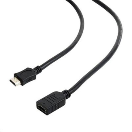 Kabel HDMI(A/M)-HDMI(A/F) 1.4, 1,8m prodlužovací N546