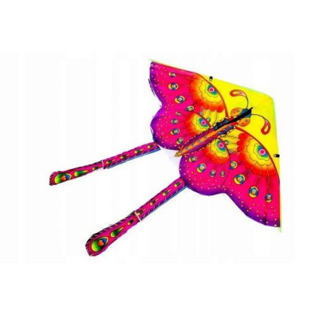 KIK Velký létací drak Motýl 90 x 90 cm V026B