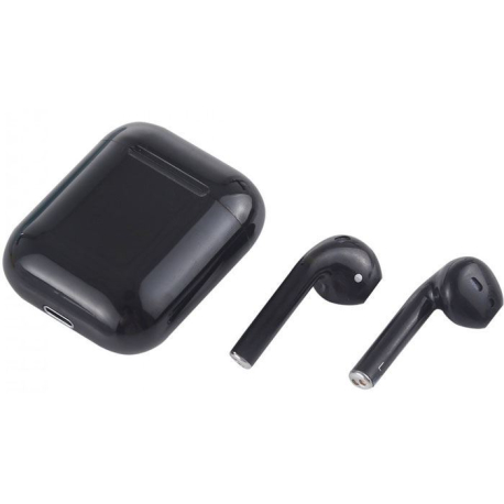Bluetooth bezdrátová sluchátka i7s TWS černé V031B