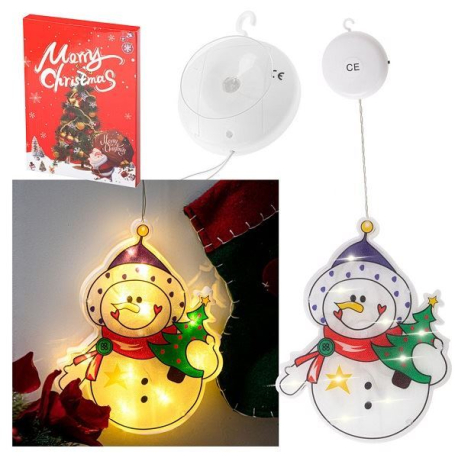 Vánoční osvětlení dekorace sněhulák LED V434D