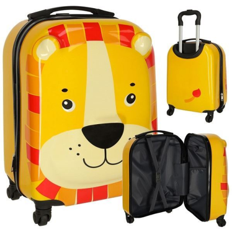 Dětský cestovní kufr na kolečkách, lev O299D