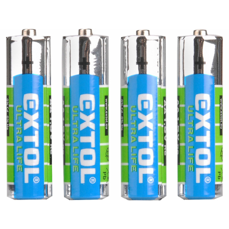 Baterie zink-chloridové, 4ks, 1,5V AA (LR6) EXTOL-ENERGY EXTOL-ENERGY 5426