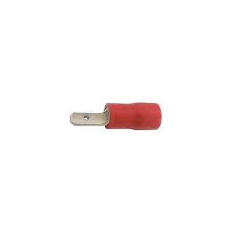Faston-konektor 2,8mm červený pro kabel 0,5-1,5mm2 L928