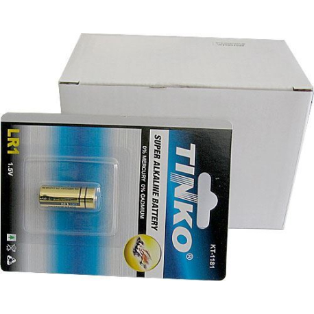 Baterie TINKO 1,5V LR1 alkalická, balení 10ks R505-10