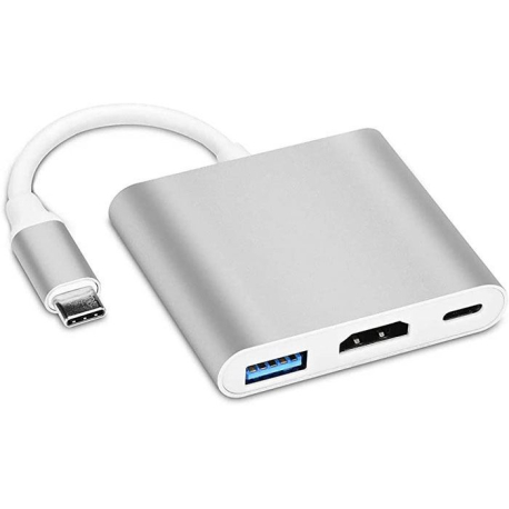 Adaptér multifunkční USB-C na HDMI / USB-A / USB-C D363C